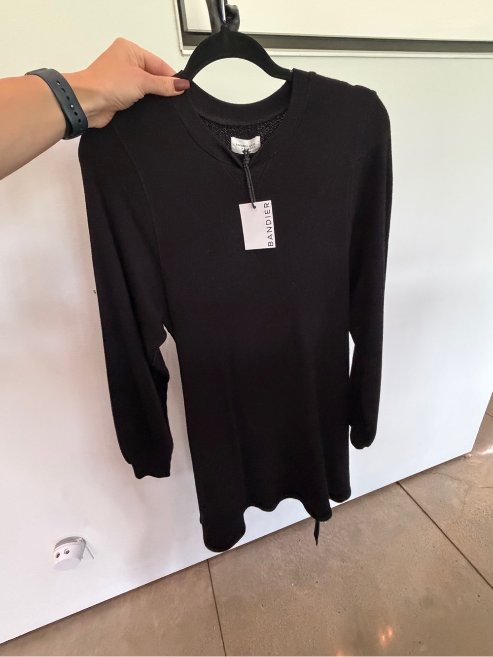 Sincerely Jules Black Knit Top with Subtle Sparkle